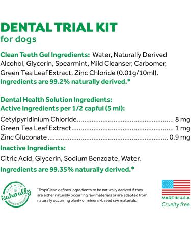 Fresh Breath by TropiClean Dental Trial Kit - Enhance Oral Care & Refreshing Breath Worldwide - Buy Online on GoSupps.com