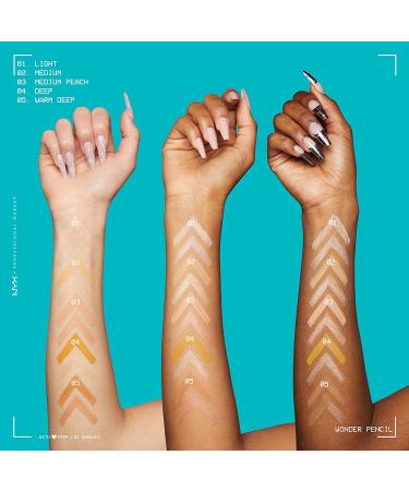 NYX Wonder Pencil Light 01 - Multi-Use Highlighter & Concealer Stick - Buy Online on GoSupps.com