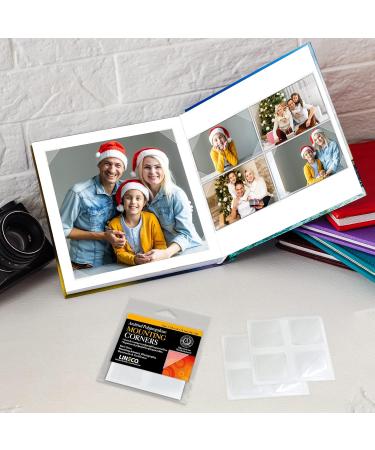 Lineco Acid-Free Archival Mounting Corners | Self-Adhesive Photo Corners | 1.25 Polypropylene | 256 Corners | Pack of 2 - Buy Online on GoSupps.com