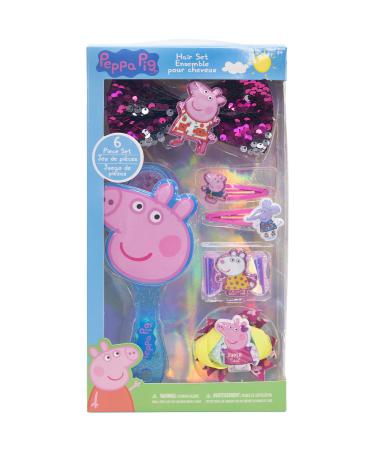 Peppa Pig - Townley Girl Hair Accessories Box|Gift Set for Kids Girls|Ages 3+ (6 Pcs) Including Hair Bow, Hair Brush, Snap Clips and More, for Parties, Sleepovers and Makeovers - Buy Online on GoSupps.com