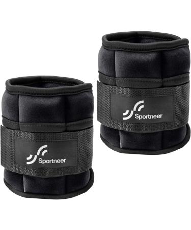 Sportneer Adjustable Ankle/Wrist Weights - 0.7-3kg Each 1.4-6kg Pair | Optimize Your Workout - Buy Online on GoSupps.com