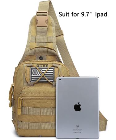 ATBP Small Tactical Sling Backpack with Concealed Pistol Holster - Black - Buy Online on GoSupps.com