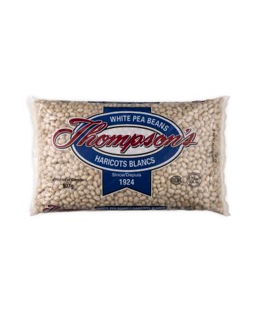 Thompson's White Pea Beans 12 unit Case 907 g (Pack of 12)