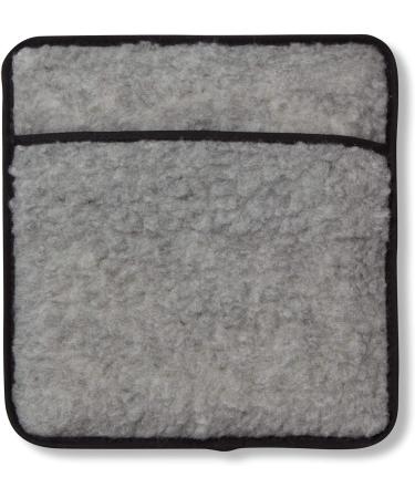 Hotties Micro Hottie - Microwave Hot Water Bottle - Lambswool Fleece - Grey - Buy Online on GoSupps.com