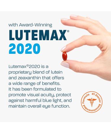 VISION PROTECTION AREDS 2 Eye Vitamin & Mineral Supplement for Ocular Health Natural Eye Institute AREDS 2 Study Formula with Lutein Vitamin C & Zeaxanthin 120 Mini Softgels - Buy Online on GoSupps.com