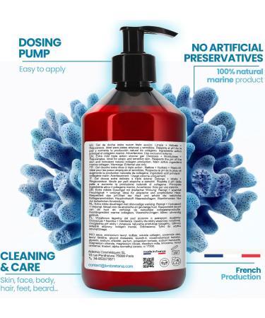 Marine Collagen Shower Gel 5000 ml Youthrestoring & Moisturizing Bath & Shower Gel Nourishes Refreshes & Revitalizes the Skin 100 Natural Vegan & Environmentally Friendly Made in France Fresh 5 l 1er Pack - Buy Online on GoSupps.com