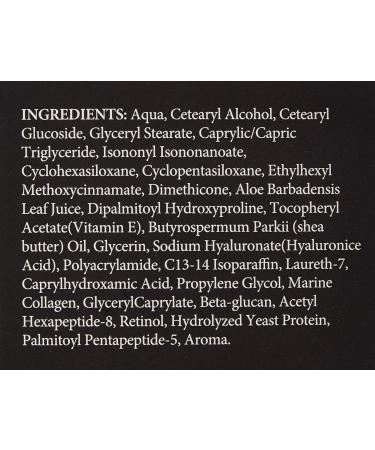 Collagen Cream for face with Marine Collagen & Retinol High Strength Anti-wrinkle Moisturiser for Men and Women Firming Face Cream Anti-Ageing Cream For Face Eyes and Neck 50ml - Buy Online on GoSupps.com