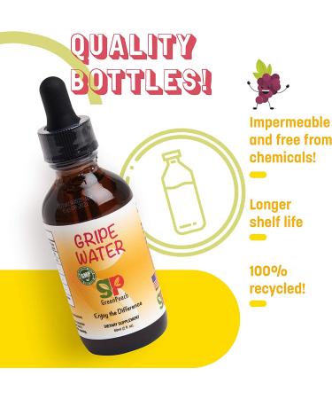 GreenPeach Organic Gripe Water 2 fl oz | Natural Relief for Colic & Tummy Discomfort - Buy Online on GoSupps.com