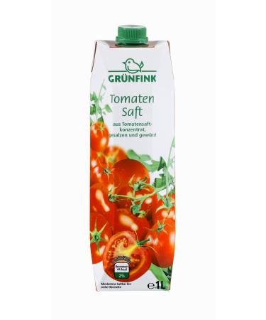 Greenfinch Tomato Juice Pack of 8 (8 x 1 l) TomatoTomato
