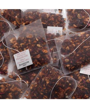 DAMMANN Carcadet Passion Framboise - Infusion Hibiscus aromes Framboise Fruit de la passion | boite 20 Sachets Cristal - Buy Online on GoSupps.com