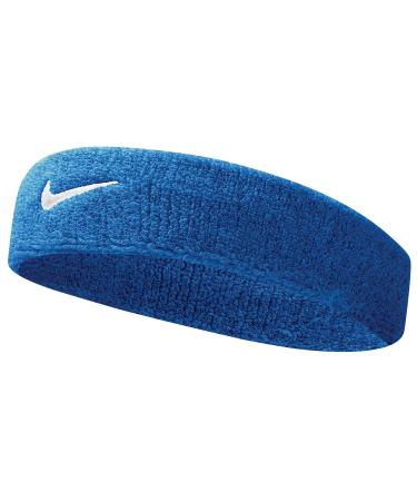 Nike Unisex Adult Swoosh Headband/Headband One Size Blue (Royal blue/white) - Buy Online on GoSupps.com