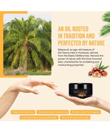 Hair Butter with 100% Pure Raw Batana Oil Batana Oil for Hair Growth Repair Damaged Hair Natural Hair Growth Oil Effective Against Regional Alopecia Hair Growth Butter for All Hair Types - Buy Online on GoSupps.com