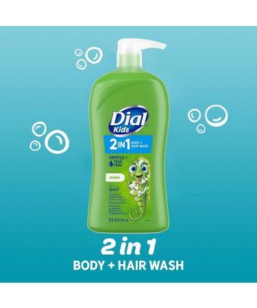 DIAL Kids 2-in-1 Body+Hair Wash Melon 32 - Gentle Cleansing for Kids' Skin and Hair - Buy Online on GoSupps.com