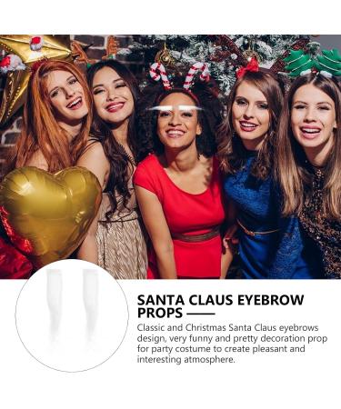 White Eyebrows Facial Hair for Cosplay | Christmas Masquerade Costume Props | International Shipping Available - Buy Online on GoSupps.com