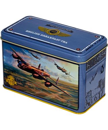 New English Teas Lancaster Bomber Tea Tin - 40 Breakfast Teabags - 40 Count - Buy Online on GoSupps.com