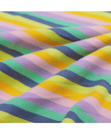 Fitwarm 100% Cotton Dog Dress | Colorful Rainbow Green | Medium Size - Buy Online on GoSupps.com