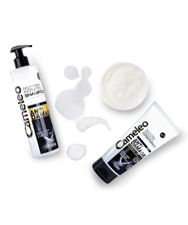 Cameleo Keratin Fluid - Regenerating Repair Treatment for Damaged Hair | Biomimetic Keratin & Argan Oil | Heat Protection | 150ml - Buy Online on GoSupps.com