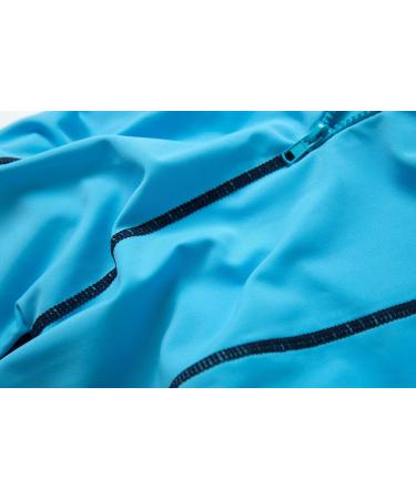 BONVERANO Baby Boys Sunsuit UPF 50+ Swimwear with Zipper and Sun Hat - Blue Fish, 12-18 Months - Buy Online on GoSupps.com
