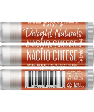 Nacho Cheese Lip Balm Set of Three | Unique Flavor Lip Care | International Shipping Available - Buy Online on GoSupps.com