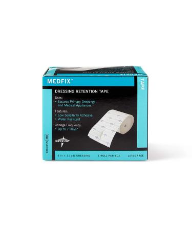 Medline MedFix Dressing Retention Tape 4 x 11 yd - Secures Primary Dressings & Medical Appliances - Buy Online on GoSupps.com