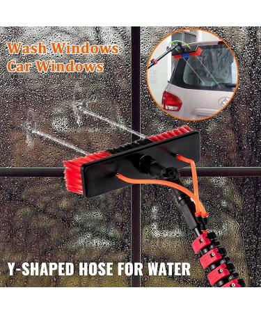 Window Cleaning Pole Water Fed Telescopic Brush Extendable Cleaner Conservatory Roof Photovoltaic Panel Cleaning Tool 24FT - Buy Online on GoSupps.com