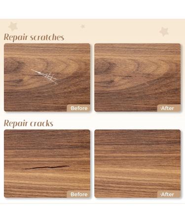 Wood Furniture Repair Kit - 12 Color Filler for Scratches Cracks & Fading | Perfect for Doors Floors Tables & Cabinets - Buy Online on GoSupps.com