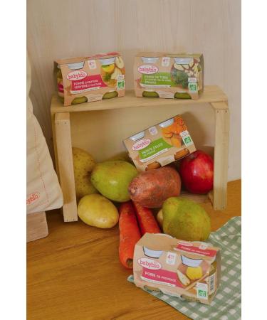 Babybio Pots Apple d'Aquitaine Blueberry 260g - Buy Online on GoSupps.com