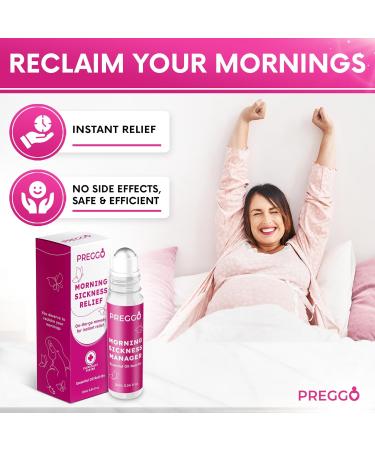 Morning Sickness Relief Roller | Natural Nausea Relief for Pregnant Women | 10ml Bottle - Best Solution for Pregnancy Nausea Relief - Buy Online on GoSupps.com