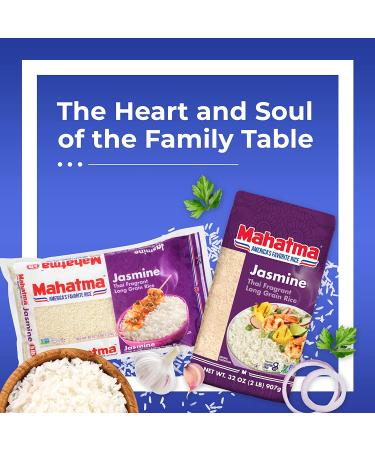 Mahatma Jasmine Rice 32-Ounce Bag - Fragrant Thai, Indian, or Cambodian Rice for Stovetop or Microwave - Buy Online on GoSupps.com