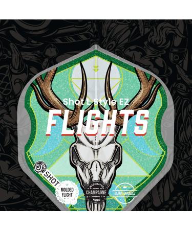 Shot! L-Style EZ L1 Celt Stag Dart Flight Set - Standard Shape - Buy Online on GoSupps.com