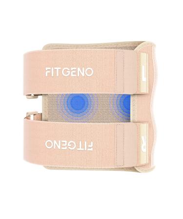 Geno Sciatica Pain Relief Brace 2023 - Dual Pressure Pads for Maximum Lower Back Pain Relief - FSA/HSA Eligible - Beige - Buy Online on GoSupps.com