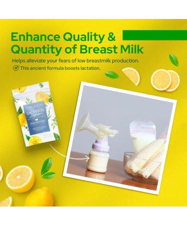 Mama Mantra Lactation Lemon Flavored Tea | Supports Mother's Milk Production for Breastfeeding and Nursing | Organic Ingredients | Mama Owned | 30 Tea Bags - Buy Online on GoSupps.com