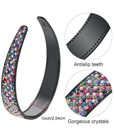 Crystal Rhinestone Hairband Set - 4Pcs Bling Headbands for Women and Girls - Buy Online on GoSupps.com