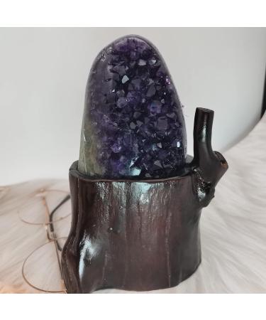 Home Decoration Natural Amethyst Geode Quartz Cluster Crystal Specimen Stones PEIQIYIN ERTEYIN 800-1000g - Buy Online on GoSupps.com