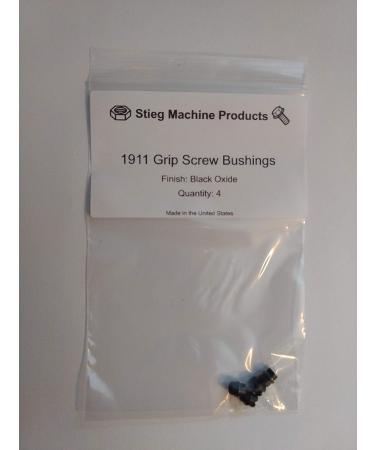 1911 Grip Screw Bushings - Black Oxide Finish - US Made - Buy Online on GoSupps.com