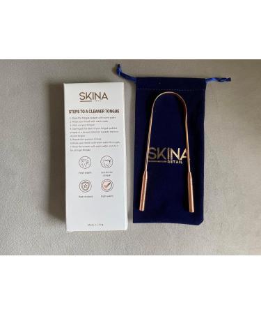 Copper Tongue Cleaner | Eco-Friendly Oral Hygiene Tool for Fresh Breath | International Shipping Available - Buy Online on GoSupps.com