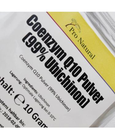 Coenzyme Q10 powder 10g make your own cosmetics/cream/gel - purely plant-based - not synthetic - works much more effectively