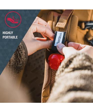 SABRE Frontiersman Bear Bell with Magnetic Silencer | Durable Hook and Loop Attachment - Buy Online on GoSupps.com