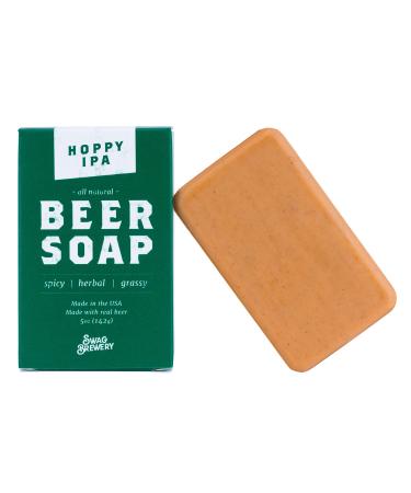 Hoppy IPA BEER SOAP | Cool Guys Gift for Beer Drinkers  Men  Grooming  Father's and Valentine's Day | All Natural + Made in USA | Man Cave Approved Hoppy IPA (Beer)
