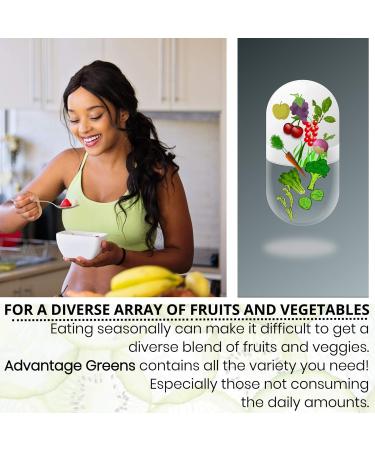 Choice Health Formulas Advantage Greens Superfood - Energy Promoter - Wheat Grass Barley Grass Spirulina Spinach Chlorella Beets Kale Supplement (150 Cap) - Buy Online on GoSupps.com