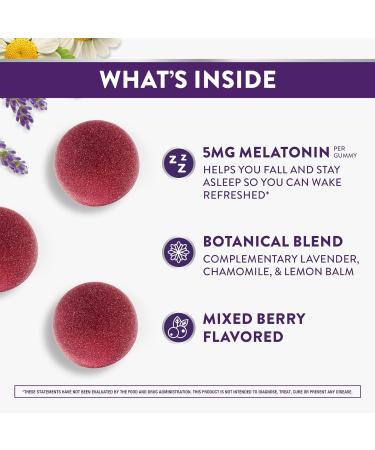 ZzzQuil Pure Zzzs Melatonin Gummies Melatonin 5mg Sleep Aid with Chamomile & Lavender Melatonin Sleep Gummies Sleep Aids for Adults Berry Flavored 60 Sleep Gummies - Buy Online on GoSupps.com