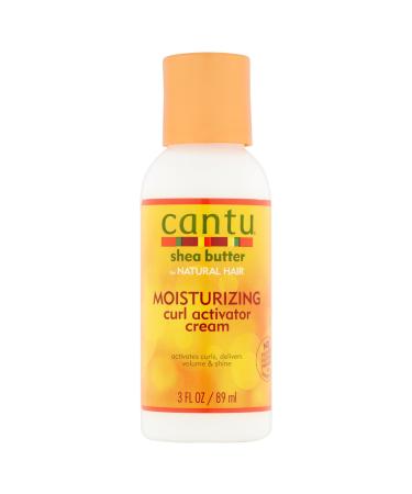 Cantu Shea Butter for Natural Hair Moisturizing Curl Activator Cream 3 fl oz (89 ml)