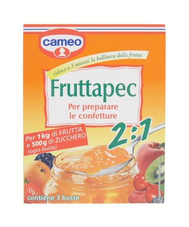 3 x Cameo Fruttapec Gusto Equilibrato prepared for homemade jam 75 g (contains 3 bags of 25 g)