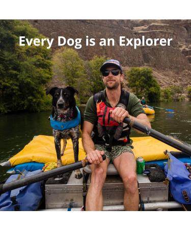 Luffwear Float Coat Dog Jacket | Buoyant Vest for Safe Swimming & Water Sports | Red Sumac Large L - Buy Online on GoSupps.com