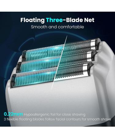 Buy LK-3303 Electric Razor for Men - Upgraded Foil Shaver Cordless & USB Rechargeable 90 Minutes Runtime | International Shipping Available - Buy Online on GoSupps.com