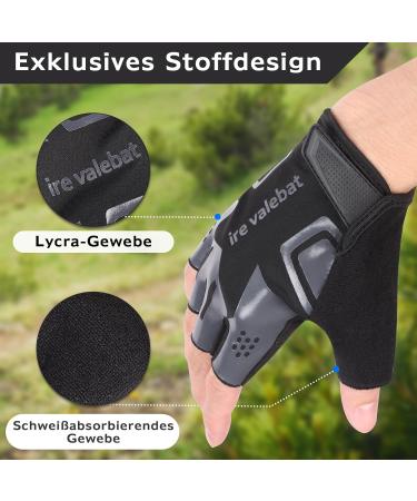 Buy Moorle Summer Bicycle Gloves for Men & Women - Shock-Damping Breathable & Half-Finger MTB Sports Gloves - Perfect for Fitness & Cycling - Buy Online on GoSupps.com