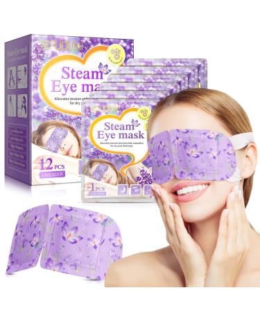 Eye mask with natural marine collages & hyaluronic acid eye pads for swollen eyes eye patches anti -aging eye pads remove reduce folds (lavender)