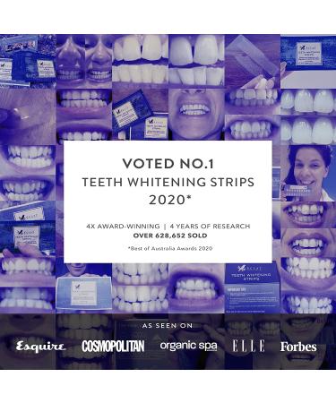 Teeth Whitening Strips - DentaMeld Technology for 3X Whiter Teeth - Sensitive Teeth Kit by UK Dentists - Buy Online on GoSupps.com