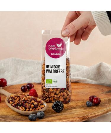  tee verliebt teeverliebt - Organic Wild Fruits 100g - Organic Loose Leaf Fruit Tea | Fruity Berries. Balanced | 100g - Buy Online on GoSupps.com
