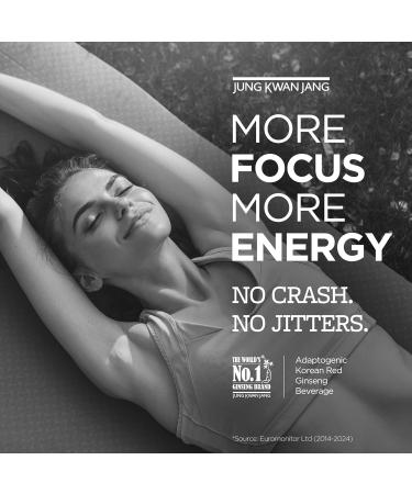 JUNG KWAN JANG Pomegranate with Korean Red Ginseng - Vegan Red Panax Ginseng Liquid Energy Drink with Natural Sweetness from Agave & Grape Extracts - No Caffeine Non-GMO (20 Pouches 1.69 fl oz) - Buy Online on GoSupps.com